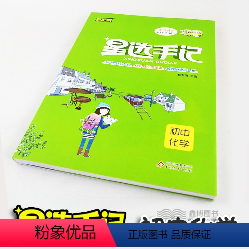 [正版]星选手记初中化学 手记+训练边记边练巩固知识 初中一二三七八九年级手绘图解通用版手账笔记2020版中考复习资料