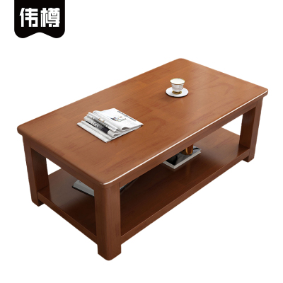 伟樽实木茶几140*80*50cm张