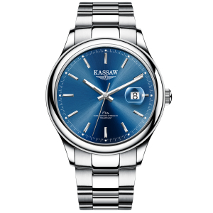 卡梭(KASSAW)手表男自动机械表防水复古时尚商务夜光男表大表盘男士表K908G