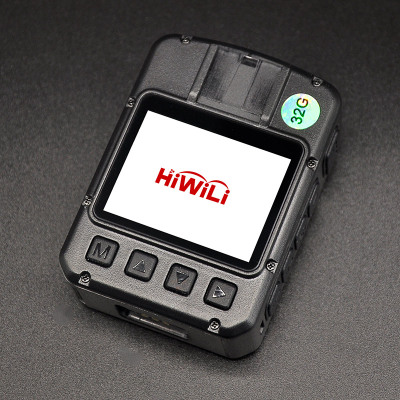 海唯联（HiWiLi）J2视音频执法记录仪1080P红外夜视专业现场记录仪大容量双电可更换电池录像内置64G版对讲机