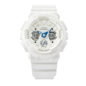 Casio旗舰店 卡西欧手表女G-SHOCK网红潮流星空独角兽防水运动学生电子女士石英表 非机械女表 GMA-S120