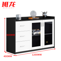 班龙茶水柜矮柜两门三抽台