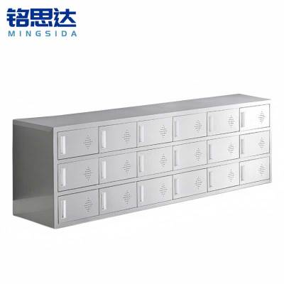 铭思达不锈钢鞋柜双面36门个