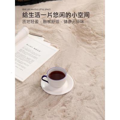 美帮汇加厚长毛绒地毯卧室床边毯北欧网红仿兔毛飘窗满铺房间客厅茶几垫