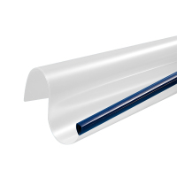 齐心(COMIX) Q310 容纸量50张 A4 10个/套 抽杆式报告夹 蓝色 10个装