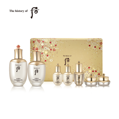 WHOO后 天气丹花献光彩紧颜系列礼盒7件套 333ml