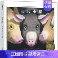 [正版]三只小猪绘本 精装硬壳 耕林童书馆 美国凯迪克金奖 3/4/5/6岁亲子共读睡前故事绘本卡通图画书童话故事书