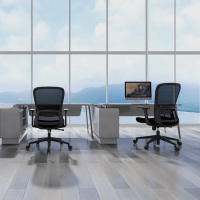 中泰(jongtay)培训椅会议椅子职员办公椅家用学习椅网布弓形座椅55C U-055C