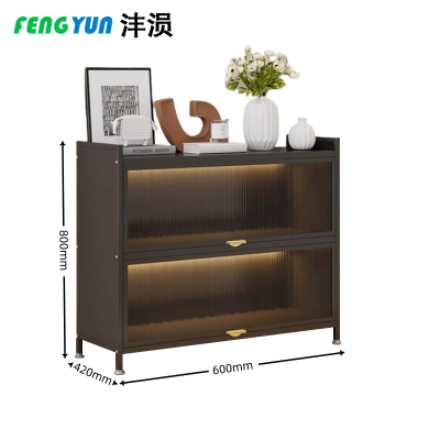 沣涢 钢制鞋柜 多层鞋柜 2门3层60cm 个