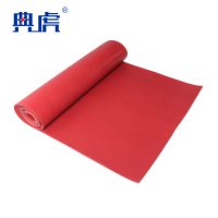 典虎 绝缘橡胶垫 红色5mm*1m*5m 卷