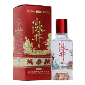 水井坊小水井52度100ml*1 瓶浓香型白酒小酒 2023年