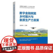 数字金融赋能乡村振兴与新质生产力发展 张宏伟 主编 著 金融经管、励志 正版图书籍 中国金融出版社