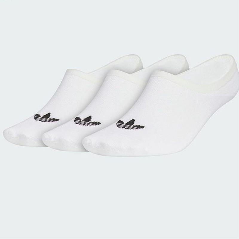 ADIDAS阿迪达斯三叶草袜子运动休闲舒适男女船袜三双装JC9283 C