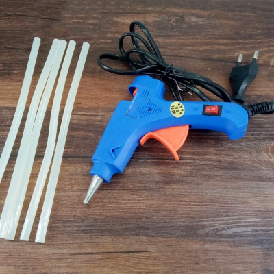 热熔胶枪胶棒古达手工diy工具带开关胶枪20w迷你电热小胶枪棒家用工具