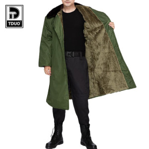 Tduo防风加长棉大衣棉服军大衣D26 件