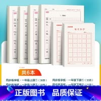 [套组6本]一年级上册+下册+每日30字*2 [正版]一年级字帖练字每日30字二三四年级上册下册儿童减压小学生语文同