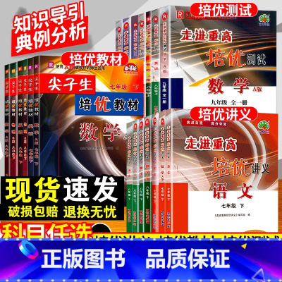 [3本套]培优讲义语文+数学+英语(人教版) 八年级下 [正版]2024新版走进重高培优讲义培优测试七八九年级语文数学英