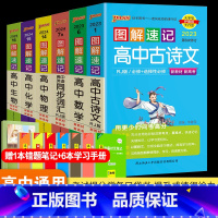[正版]2024图解速记高中理科全套6本高中语文古诗文数学英语物理化学生物知识大全口袋书高中三年高一至高三pass绿卡