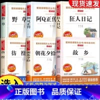 [主图款]鲁迅作品集6册 [正版]全套6册 故乡狂人日记鲁迅原著 阿q正传 朝花夕拾六年级必读课外书鲁迅作品集经典全集的