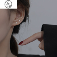 JiMiS925银耳蜗钉耳钉女小众设计感2023年新款耳环高级耳骨钉耳饰