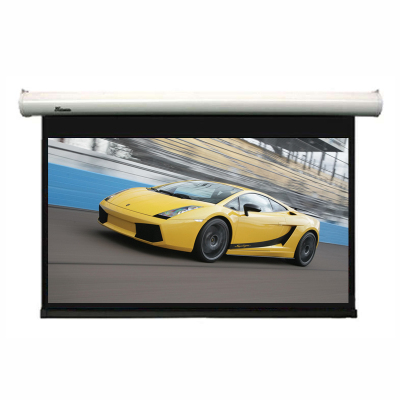 经科JK电动遥控不带拉绳投影幕布M3-FI/300s玻纤幕灰幕92寸16:10