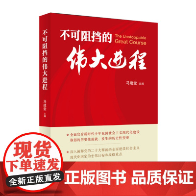 不可阻挡的伟大进程 马建堂主编 人民出版社