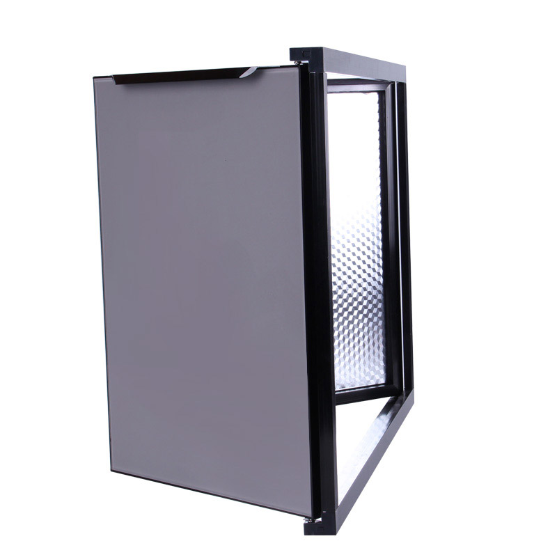 橱柜定做闪电客钢化玻璃隐形晶钢板定制灶台烤漆玻璃隐框橱柜订做 带