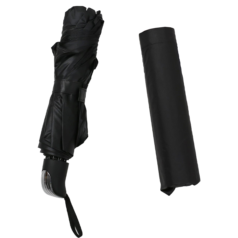 艾逸瑶选 贝尔10骨黑胶晴雨伞 YS-1849