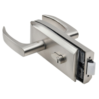 鹤诚杰森 单门缺口玻璃门锁 DM-002 套