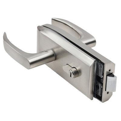 鹤诚杰森 单门缺口玻璃门锁 DM-002 套