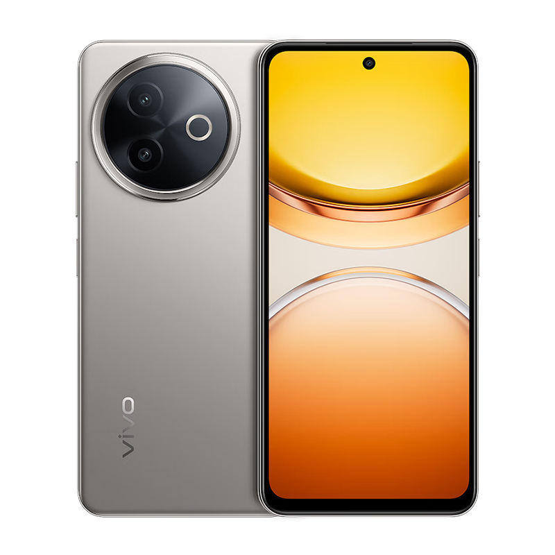 vivo Y300i 12GB+256GB 钛色 5G手机 6500mAh超薄蓝海电池 长续航大内存大音量抗摔护眼直屏学生备用老人智能机