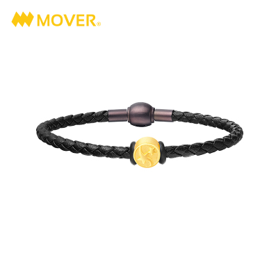 魔吻mover正版授权缘分天使系列流星硬金好运珠约1.20±0.2克