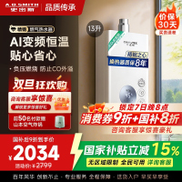 AO史密斯佳尼特13升燃气热水器佳尼特 不锈钢换热器8年包换 精控恒温 抗风防冻JSQ26-TC1