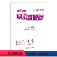语文(人教版) 七年级下 [正版]广西专版期末真题卷初中七年级下册试卷全套语文数学英语物理练习册八年级初中基础专项训练测