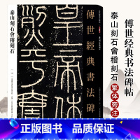 [正版]0减40传世经典书法碑帖102泰山刻石会稽刻石 篆书毛笔书法字帖作品原帖赏析繁体注释高清彩印原色原大碑帖河北教