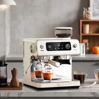 埃利斯(AILISI)云萃Pro半自动咖啡机 意式研磨浓缩咖啡奶泡商用家用一体机
