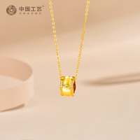 黄金足金999幻耀金镶嵌猫眼耀金套链