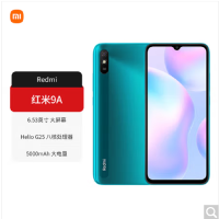 小米Redmi 9A 全网通 2GB+32GB 绿色5000mAh大电池 全网4G手机 小米红米9a手机 5000mAh 1300万AI相机