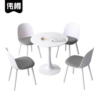 伟樽接待洽谈桌一桌四椅800*800*750mm套