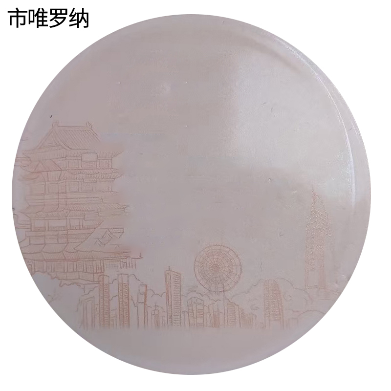 市唯罗纳标识标牌PVC杯垫80*80mm块