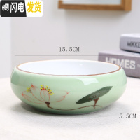 三维工匠清钱铜花盆水仙花睡莲碗莲无孔一叶莲陶瓷室内水培多肉大号 水培12款 中等花盆容器