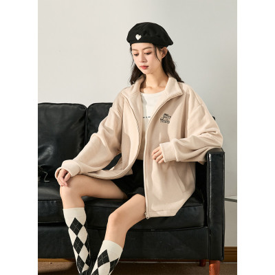 [1折价39.9元,叠加优惠券]女迪士尼玩具总动员草莓熊小图摇粒绒外套