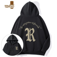 YANXU美式休闲连帽卫衣男2023秋季新款男款外套宽松男生大码上衣!