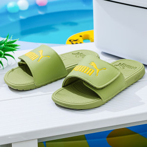 彪马(PUMA)男鞋女鞋新款轻便情侣鞋日常居家鞋户外沙滩鞋拖鞋384262-10 ZP