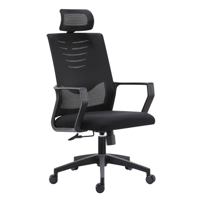 翌嘉 YJ-20093 办公椅人体工学椅会议椅 黑色转椅