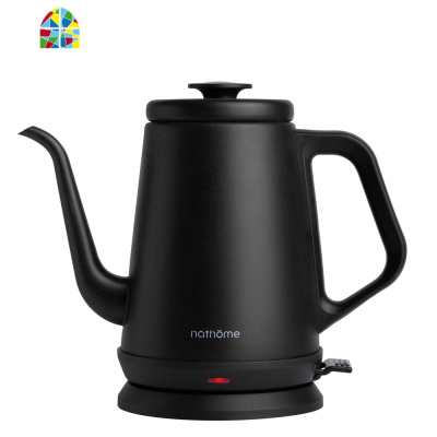 北欧欧慕烧水壶家用自动断电泡茶专用热水壶电茶壶手冲咖啡手冲壶 FENGHOU 白色欧慕1810手冲壶+上水器套组一