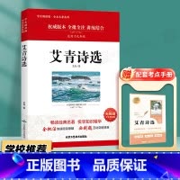 艾青诗选 九上必读名著 [正版]艾青诗选原著诗集九年级上册必读名著人民教育出版社完整版初中生人教版七年级课外书阅读文学诗
