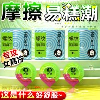 大象螺纹避孕套10只夫妻情趣颗粒男用裸入正品安全超薄套套成人情趣用品byt