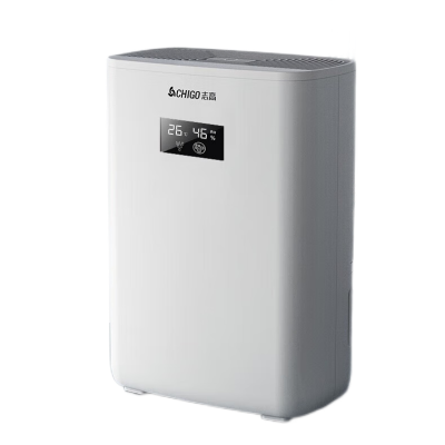 志高(CHIGO)除湿机家用除湿器轻音去湿防潮干燥机 1L/天 ZG-909EB(白色方屏)