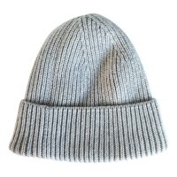 羊毛毛线帽子男士冬季加厚保暖针织帽男